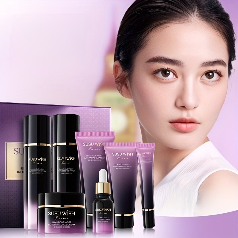 Luxury Skincare Essence - Luxurious and Elegant Nine-Piece Moisturizing Essence