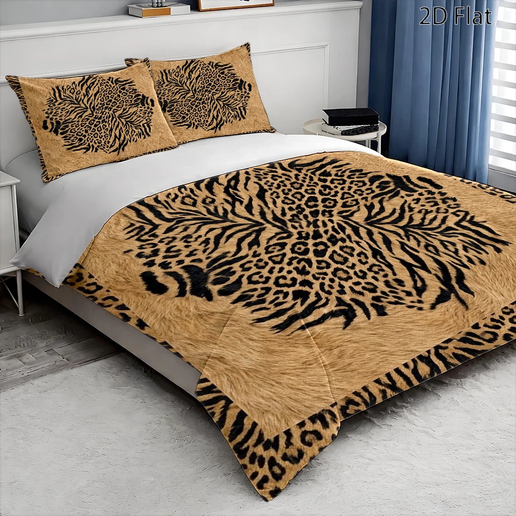 3-Piece Wild Leopard and Zebra - Luxury Skincare Design recension och pris