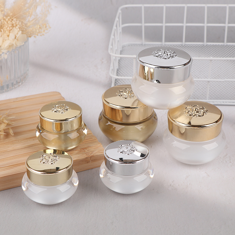 Acrylic Empty Travel Cream Jar - Luxury Skincare Bottles recension och pris