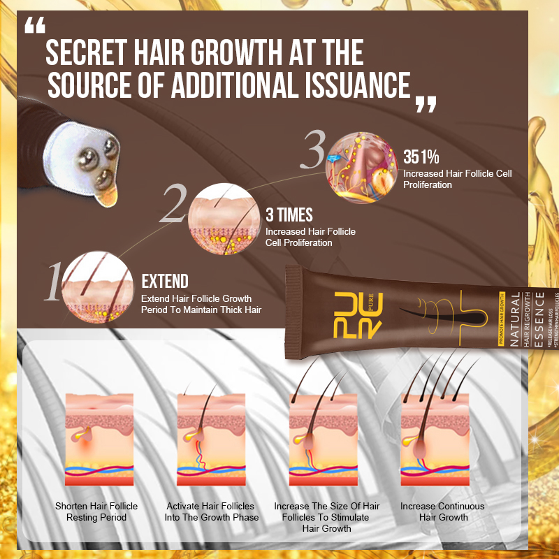 PURC Hair Growth Serum for Men - Epidermal Growth Factor recension och pris