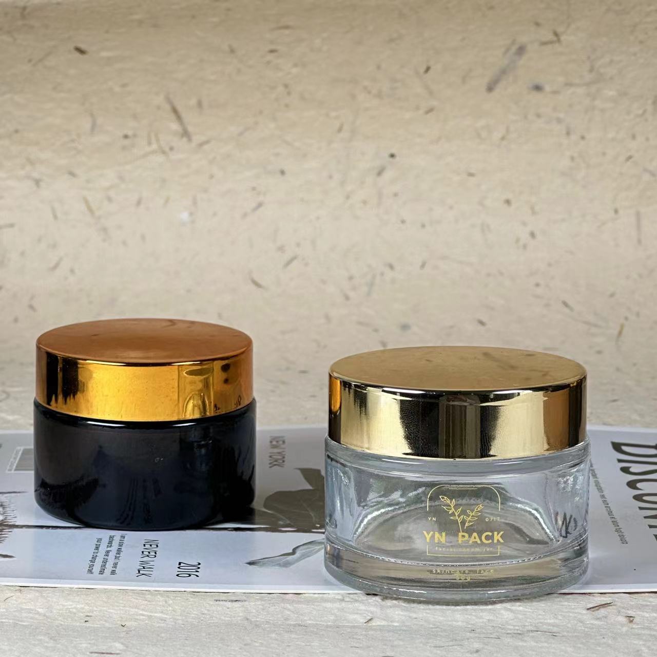 luxury glass jar Wholesa frost - Luxury Skincare Bottles recension och pris