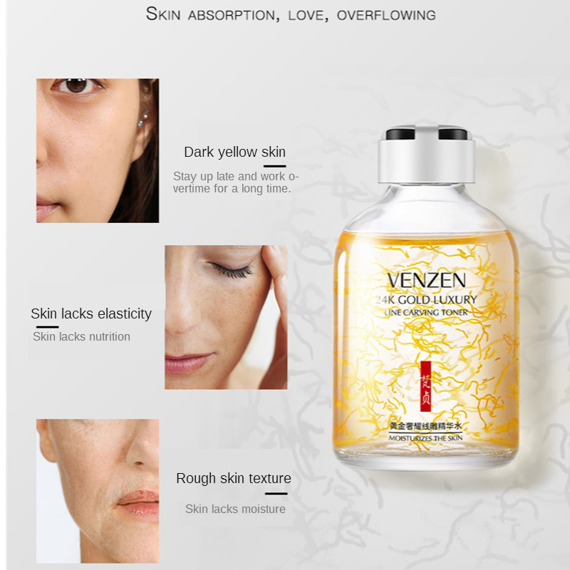 24K Gold Luxury Line Carving T - Luxury Skincare Essence recension och pris