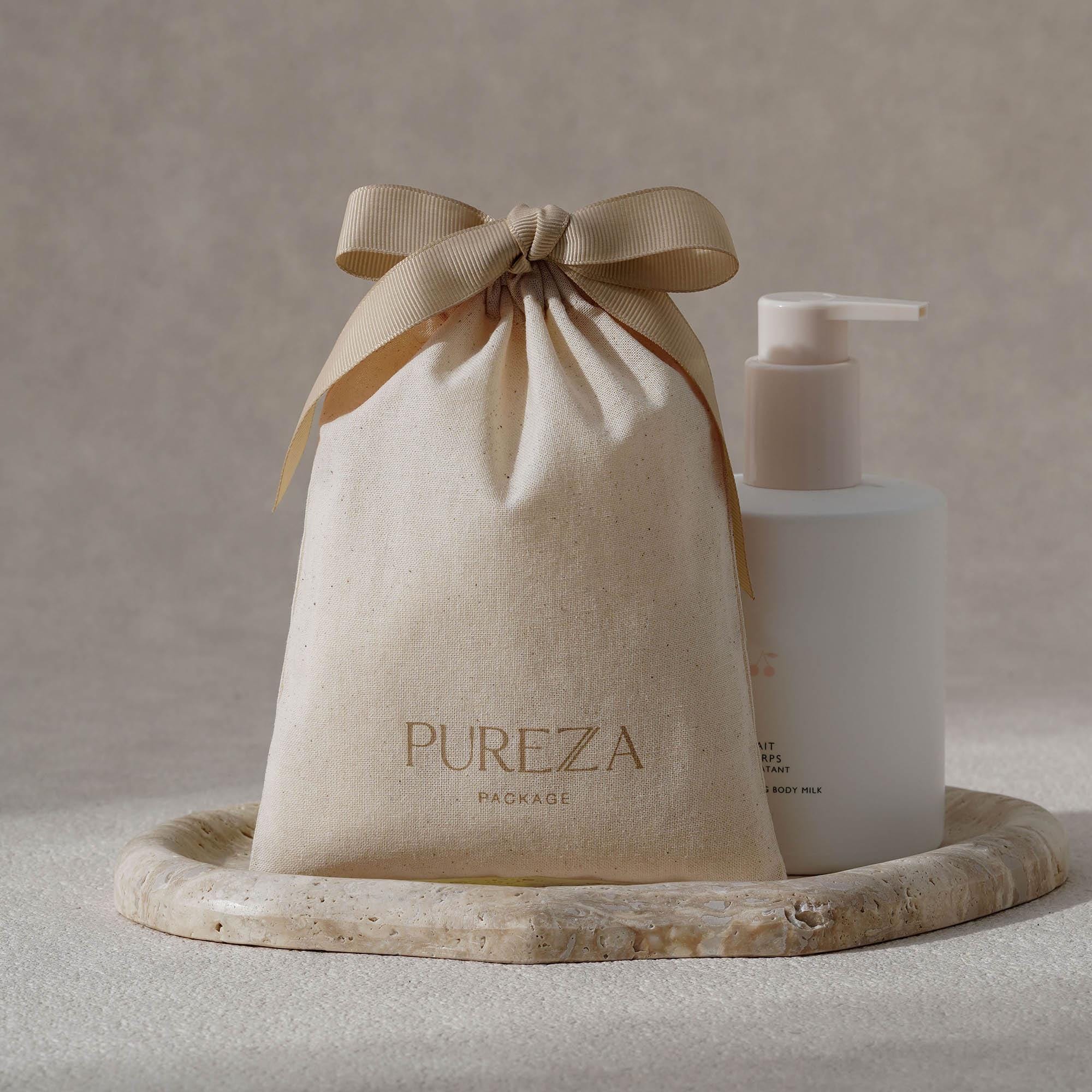 Customizable Natural Cotton Dr - Luxury Skincare Event recension och pris