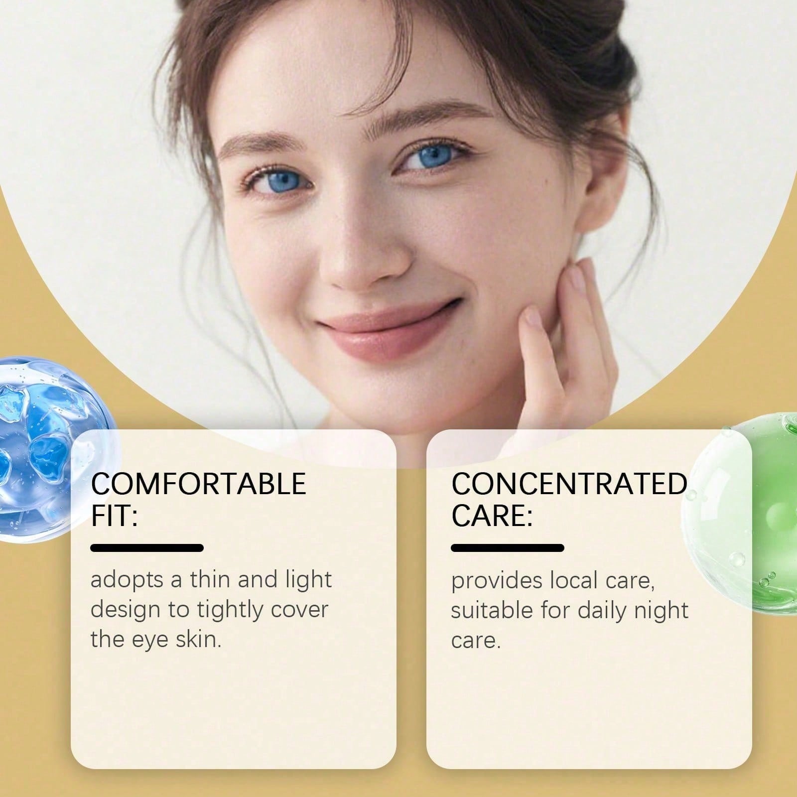 24K Gold Eye Mask, 60 Count Lu - Luxury Gold Skincare recension och pris